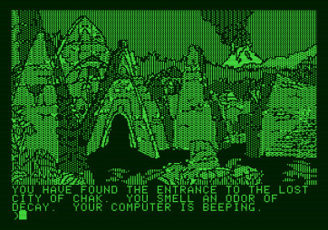 Amazon for Apple II - Welcome to the lost city of Chak!
