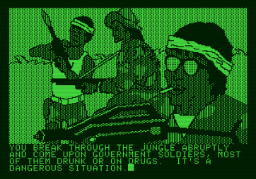 Amazon for Apple II - Uh oh, these guys aren't friendly...
