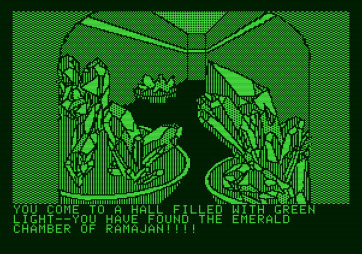 Amazon for Apple II - Found the emeralds!