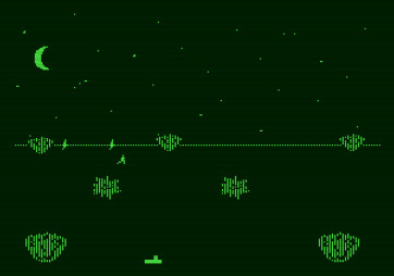 Amazon for Apple II - Enemies attack at night...