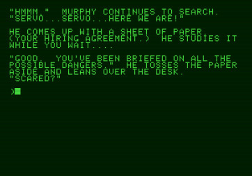 Amazon for Apple II - Beginning my adventure.