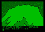 Amazon for Apple II - Caught in a blizzard.