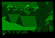 Amazon for Apple II - It's day again, time to continue the mission!