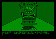 Amazon for Apple II - Do you dare go down the stairs?