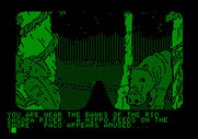Amazon for Apple II - Avoid the hippo!