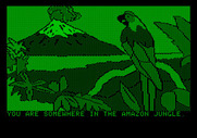 Amazon for Apple II - You are somewhere in the Amazon jungle.