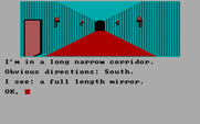 Black Sanctum, The for IBM PC/Compatibles - A long corridor.