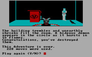 Black Sanctum, The for IBM PC/Compatibles - The adventure is over...