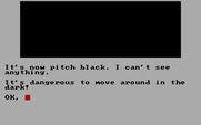 Black Sanctum, The for IBM PC/Compatibles - It is pitch black. Be careful!