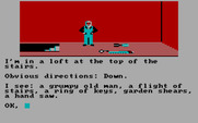 Black Sanctum, The for IBM PC/Compatibles - An old man guards some tools.