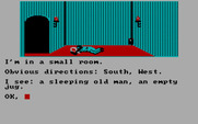 Black Sanctum, The for IBM PC/Compatibles - This room has a sleeping man...