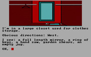 Black Sanctum, The for IBM PC/Compatibles - Lots of stuff in this closet...