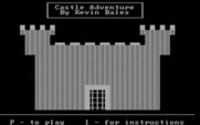 Castle Adventure for IBM PC/Compatibles - Title screen.