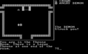 Castle Adventure for IBM PC/Compatibles - Oh no, a demon is attacking me!
