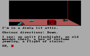 Calixto Island for IBM PC/Compatibles - We are in a dimly lit attic; anything useful here?