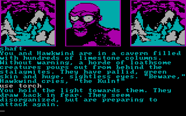 Dragonworld IBM PC/Compatibles Screenshot: Beware the Kuln!