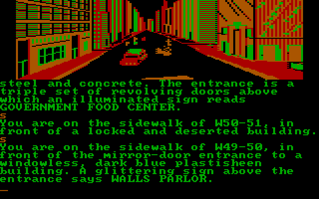 Fahrenheit 451 IBM PC/Compatibles Screenshot: Keeping up appearances