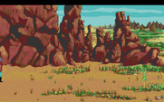 King's Quest V: Absence Makes the Heart Go Yonder! for Amiga - Finally leaving the desert...