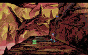 King's Quest V: Absence Makes the Heart Go Yonder! for Amiga - Hmm, a secret entrance?