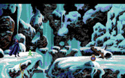 King's Quest V: Absence Makes the Heart Go Yonder! for Amiga - The path continues to be troublesome...