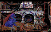 King's Quest V: Absence Makes the Heart Go Yonder! for Amiga - Mordack transforms into a dragon, meanwhile I'm a tiger...