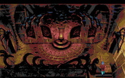 King's Quest V: Absence Makes the Heart Go Yonder! for Amiga - The upstairs hallway.
