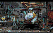King's Quest V: Absence Makes the Heart Go Yonder! for Amiga - What strange device have I found here?