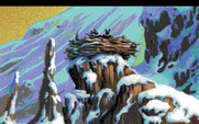 King's Quest V: Absence Makes the Heart Go Yonder! for Amiga - About to be rescued last second...