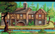 King's Quest V: Absence Makes the Heart Go Yonder! for Amiga - This bakery sells lovely pies.