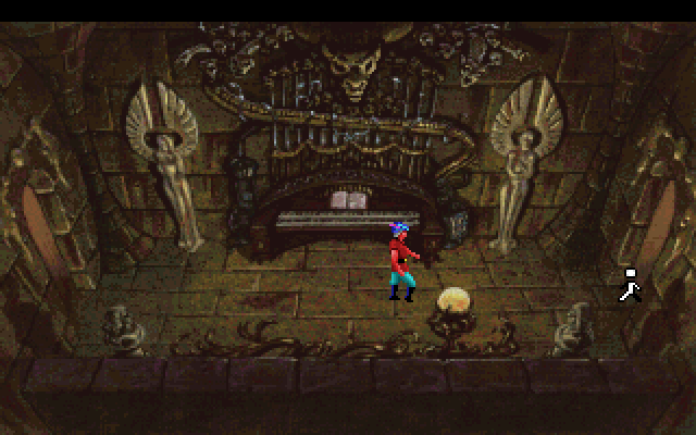 King's Quest V: Absence Makes the Heart Go Yonder! IBM PC/Compatibles Screenshot: This place is sinister looking...