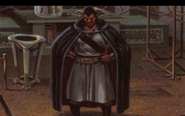 King's Quest V: Absence Makes the Heart Go Yonder! IBM PC/Compatibles Screenshot: Mordack is upset, as always...