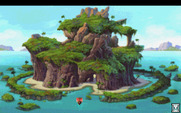King's Quest V: Absence Makes the Heart Go Yonder! for IBM PC/Compatibles - Sailing to an island...