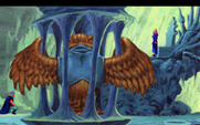 King's Quest V: Absence Makes the Heart Go Yonder! for IBM PC/Compatibles - Cedric is trapped in a cage.