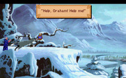 King's Quest V: Absence Makes the Heart Go Yonder! for IBM PC/Compatibles - Oh no, Cedric is in trouble!