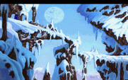 King's Quest V: Absence Makes the Heart Go Yonder! for IBM PC/Compatibles - A wolf leads me down this narrow path.