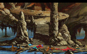 King's Quest V: Absence Makes the Heart Go Yonder! for IBM PC/Compatibles - A crash landing, and my boat is destroyed...