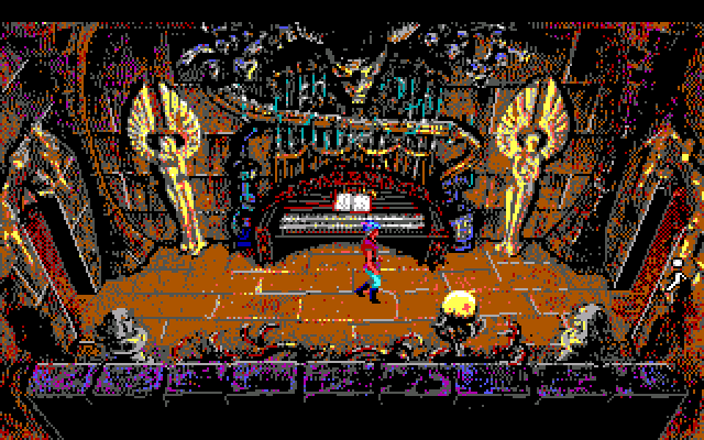 King's Quest V: Absence Makes the Heart Go Yonder! IBM PC/Compatibles Screenshot: This place is rather sinister looking.