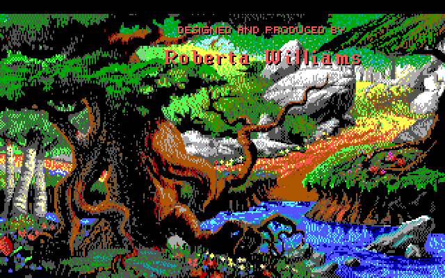 King's Quest V: Absence Makes the Heart Go Yonder! IBM PC/Compatibles Screenshot: One of the opening credits screens.