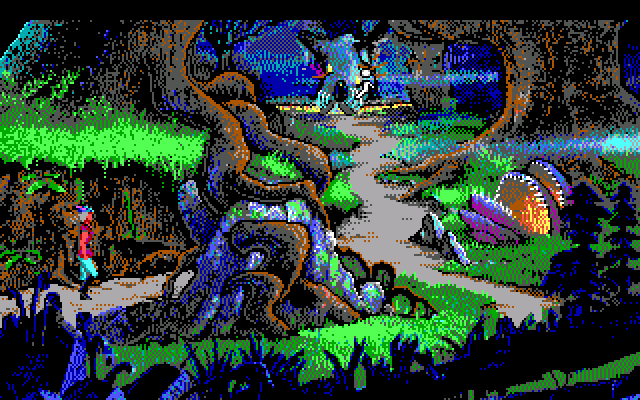 King's Quest V: Absence Makes the Heart Go Yonder! IBM PC/Compatibles Screenshot: Now I'm lost...