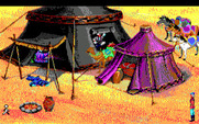 King's Quest V: Absence Makes the Heart Go Yonder! for IBM PC/Compatibles - People here aren't friendly, watch your step!