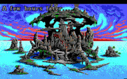 King's Quest V: Absence Makes the Heart Go Yonder! for IBM PC/Compatibles - Arriving at Mordack's island, finally...