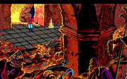 King's Quest V: Absence Makes the Heart Go Yonder! for IBM PC/Compatibles - Sneak in and get out before the door closes and you're trapped!
