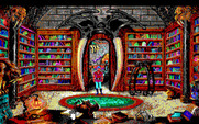 King's Quest V: Absence Makes the Heart Go Yonder! for IBM PC/Compatibles - Exploring Mordack's library...