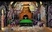 King's Quest V: Absence Makes the Heart Go Yonder! for IBM PC/Compatibles - The dining room; luckily, no one is here...