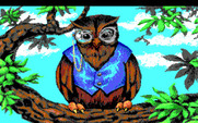 King's Quest V: Absence Makes the Heart Go Yonder! for IBM PC/Compatibles - Introducing Cedric the owl.
