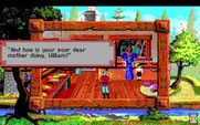 King's Quest V: Absence Makes the Heart Go Yonder! for IBM PC/Compatibles - You can buy some delicious pies here.