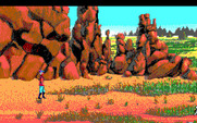 King's Quest V: Absence Makes the Heart Go Yonder! for IBM PC/Compatibles - Leaving the desert finally...