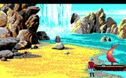 King's Quest V: Absence Makes the Heart Go Yonder! for IBM PC/Compatibles - Found a boat; this may prove useful.