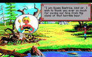 King's Quest V: Absence Makes the Heart Go Yonder! for IBM PC/Compatibles - Helping out some friendly bees.