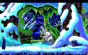 King's Quest V: Absence Makes the Heart Go Yonder! for IBM PC/Compatibles - Act quickly, here comes the yeti!